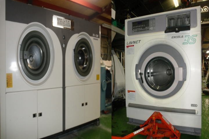 業務用ランドリー・厨房機器等の重量物等などの回収いたします